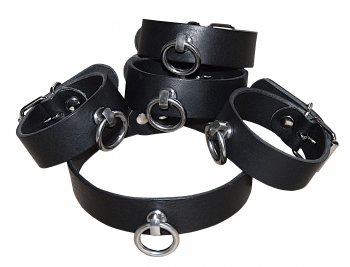 bondage set soft leather