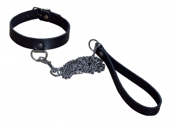 BDSM Collar with dog leash