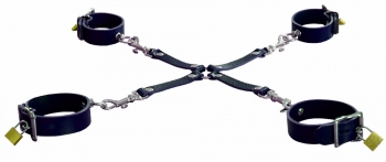 bondage set Hand & Ankle Cuffs, black