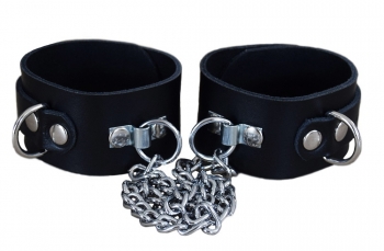 BDSM Hand Cuffs with Chain