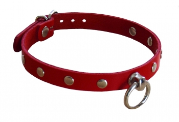 Red Collar with spikes and O-Ring