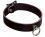 BDSM Lockable buffalo leather collar, brown