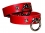 Exclusiv Leather Restraints with real SWAROVSKI Crystals, red