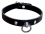 Exclusiv Leather Collar with real SWAROVSKI Crystals - Gothic SKULL BDSM