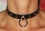 Black Collar with spikes and O-Ring