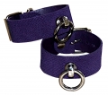 Ankle cuffs snake purple