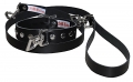 Lockable BDSM collar with turn ring and Dog Leash