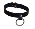 Halsband mit Rundring schwarz